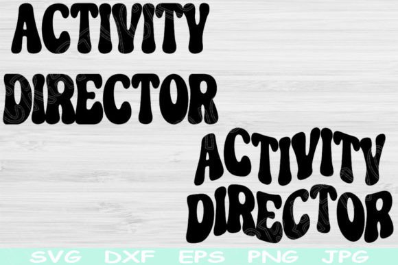 Activity Director Svg Assistant Wave Svg for Graphics and Crafts