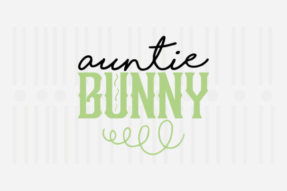 Auntie Bunny Easter SVG for Crafts and Graphics