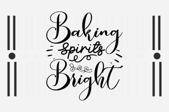 Baking Spirits Bright SVG Pot Holder Graphics for Crafts