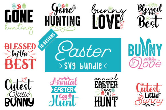 Easter SVG Bundle Vol.16 for Crafts and Graphics