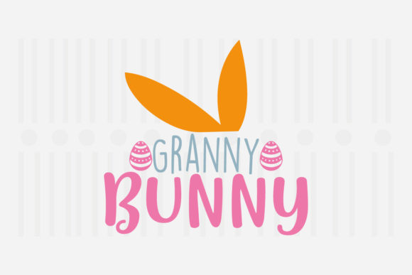 Granny Bunny Easter SVG for Crafts and Graphics