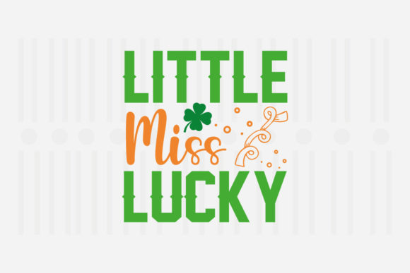 Little Miss Lucky SVG: A Graphic Design Asset for Crafts and Content Publishing