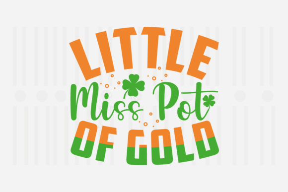 Little Miss Pot of Gold SVG for Local Business Branding