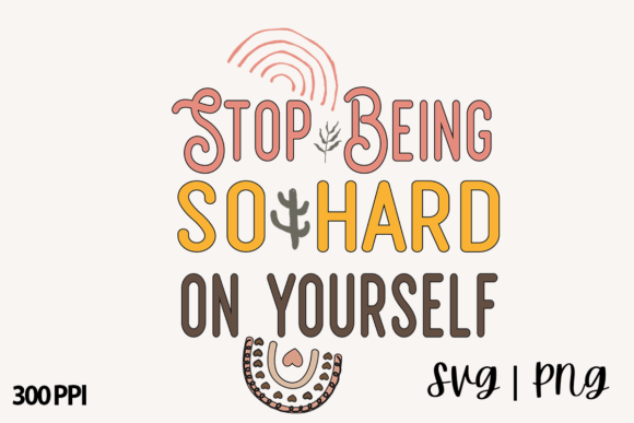 Self Love Sublimation Quote Retro PNG for Graphics and Crafts