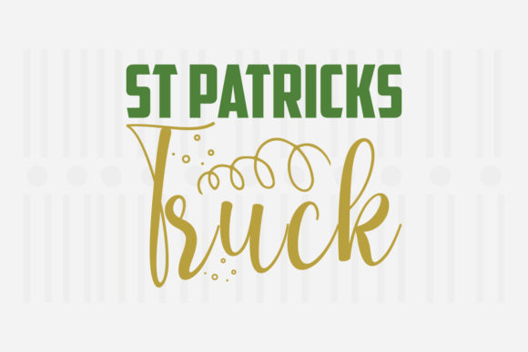 St. Patrick's Truck SVG for Crafts and Graphics